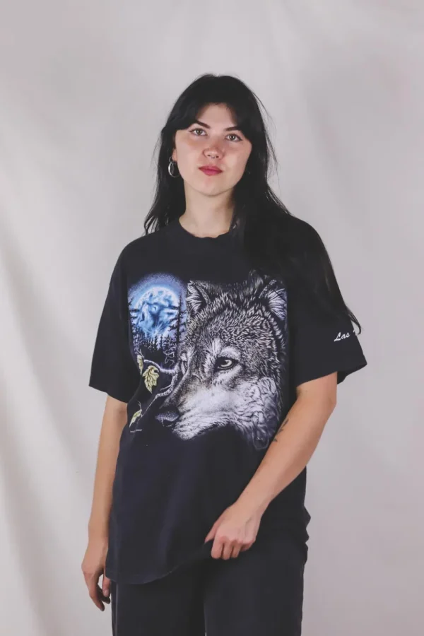Dark wulf vintage t-paita