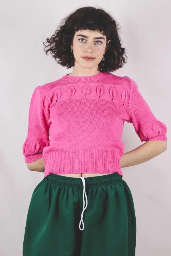 Delfina käsintehty vintagepuuvillaneule