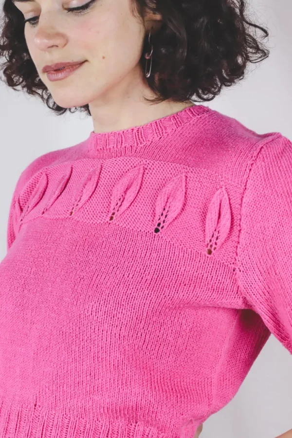 Delfina käsintehty vintagepuuvillaneule