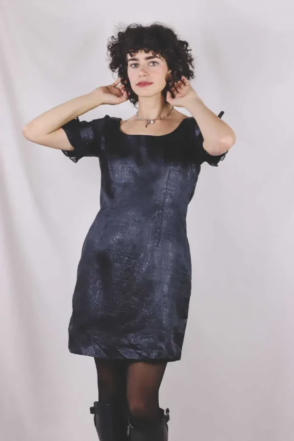 Delila vintagejuhlamekko