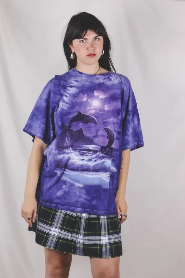 Dolphins vintage t-paita