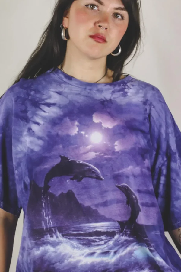 Dolphins vintage t-paita