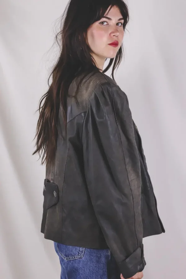 Elda vintagenahkatakki