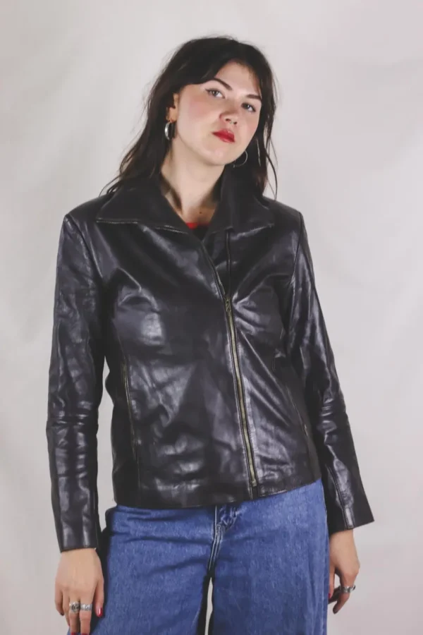 Elida vintagenahkatakki