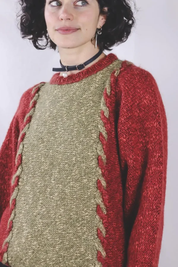 Elma vintageneulepaita