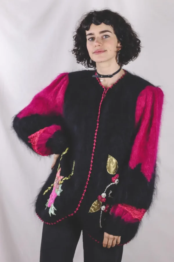 Elvina vintagevillasilkkineule