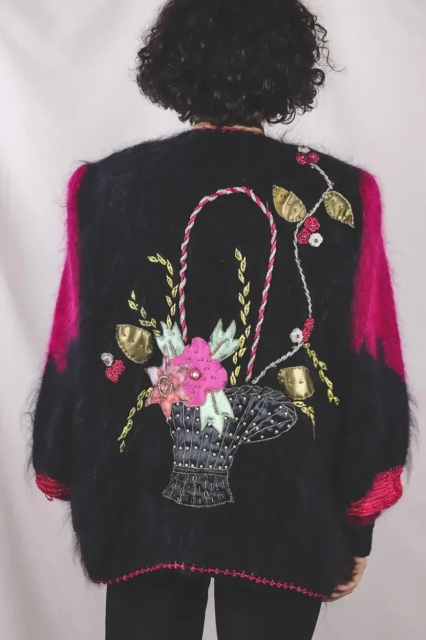 Elvina vintagevillasilkkineule