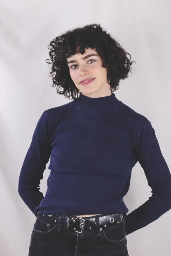Emma vintagesilkkineulepaita