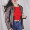 Enya vintagenahkatakki