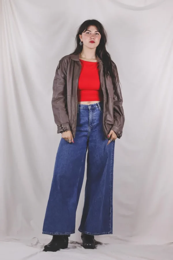 Enya vintagenahkatakki