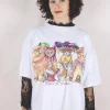 Festival cats vintage t-paita
