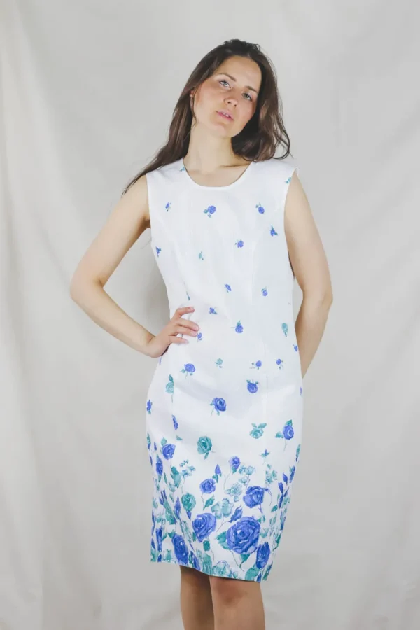 Fiole vintagekukkamekko