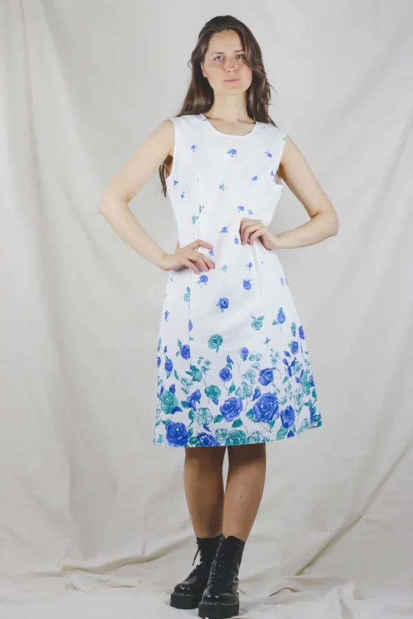 Fiole vintagekukkamekko