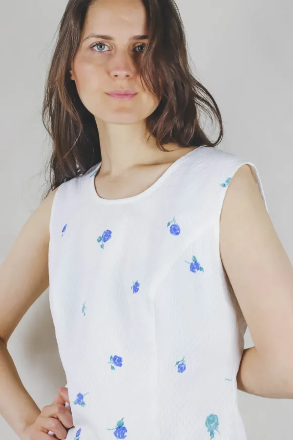 Fiole vintagekukkamekko