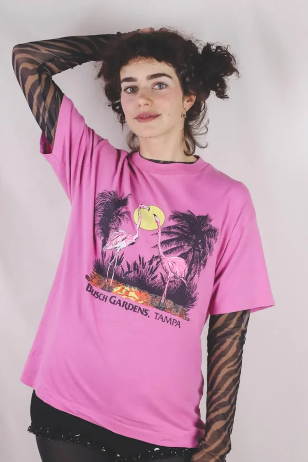 Flamingo 80/90-luvun vintage t-paita