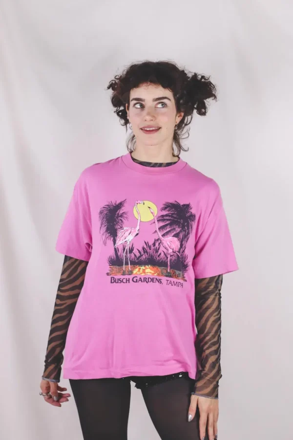 Flamingo 80/90-luvun vintage t-paita