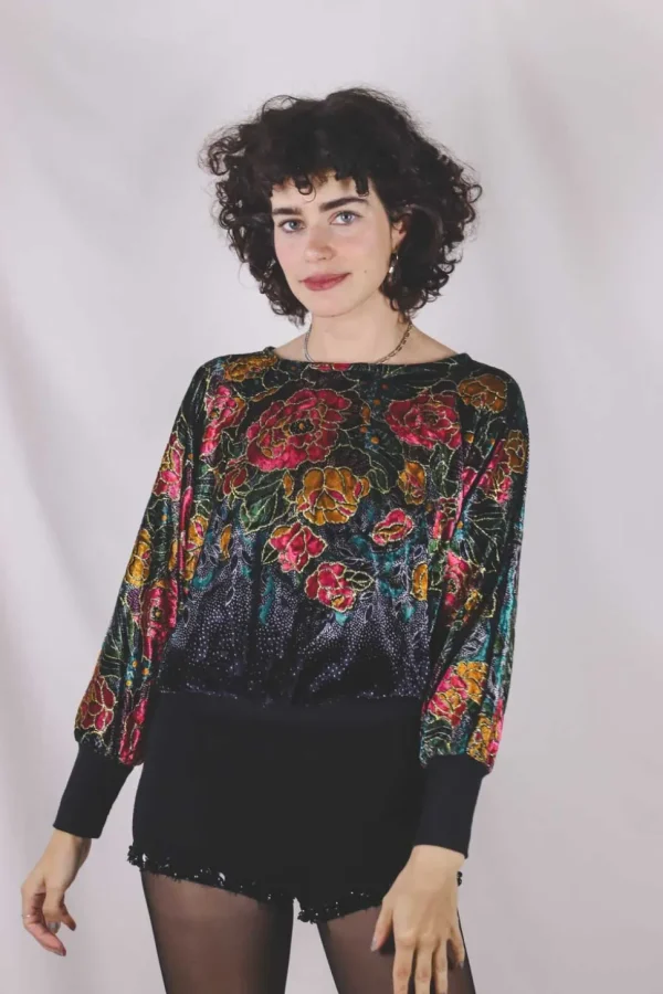 Flora 80/90-luvun samettipaita