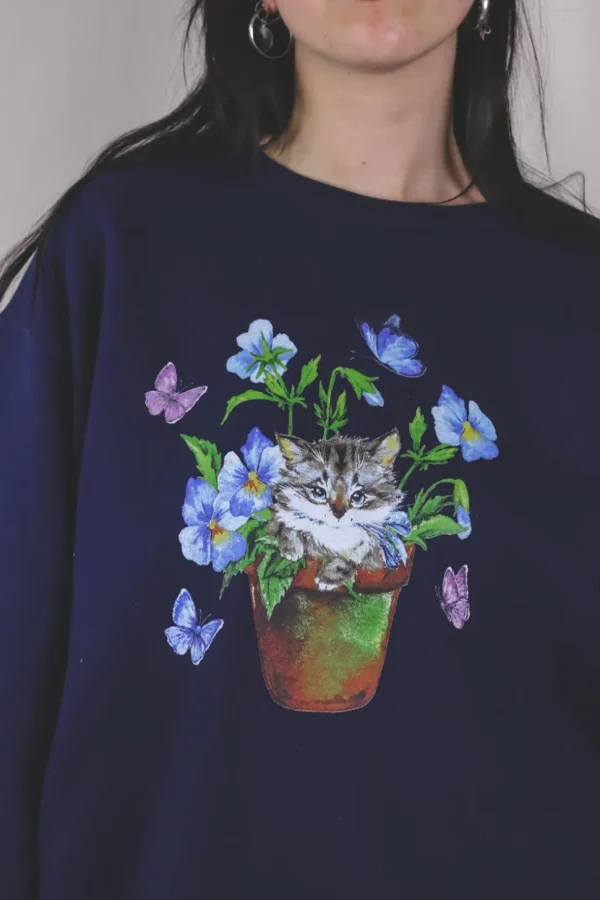 Flower kitten vintagecollege
