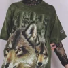 Forrest wolf vintage t-paita