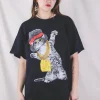 Gold Cat Y2K t-paita
