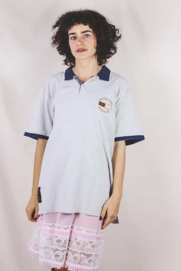 Grey polo vintage t-paita