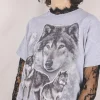 Grey wolf 10-luvun t-paita