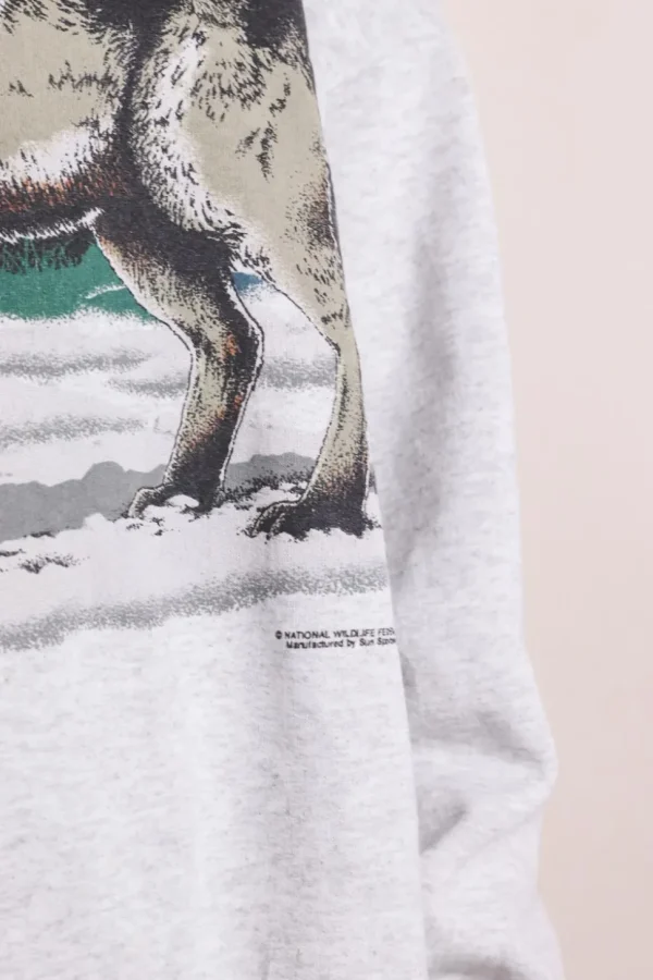 Grey wolf 90-luvun vintagecollege