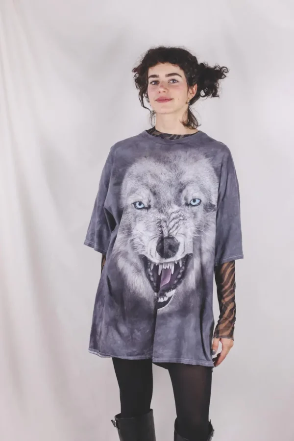 Grey wolf vintage t-paita