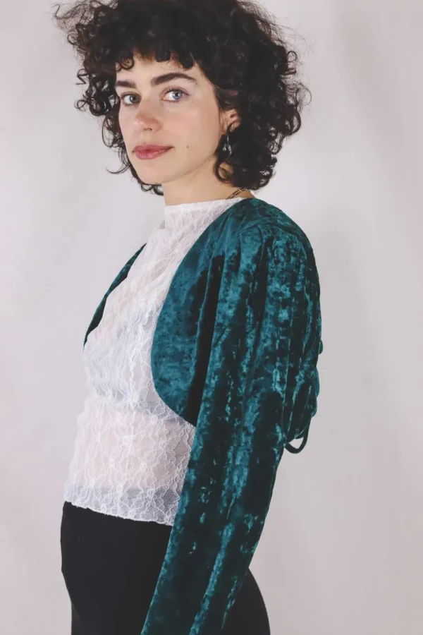 Gridelda 80-luvun vintagesamettibolero