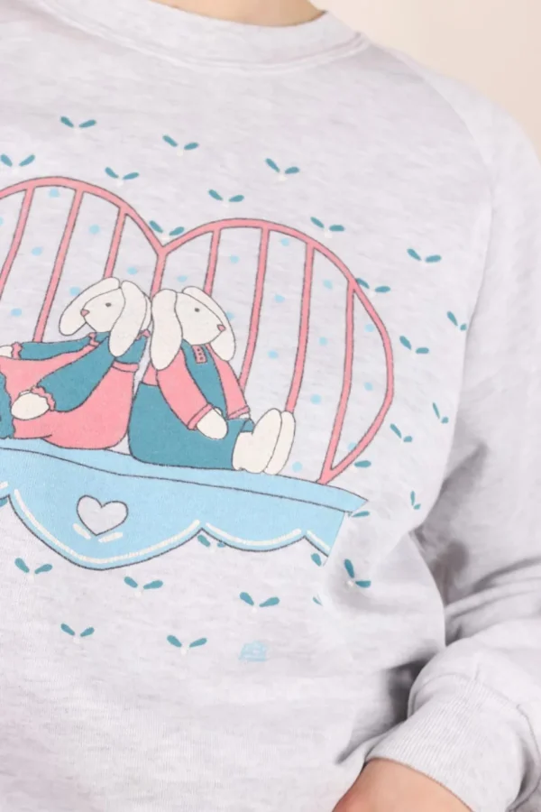 Heart bunnies 90-luvun vintagecollege