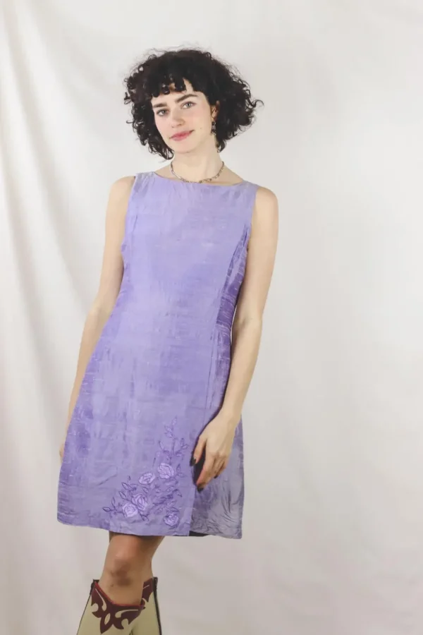 Helinä vintagesilkkimekko
