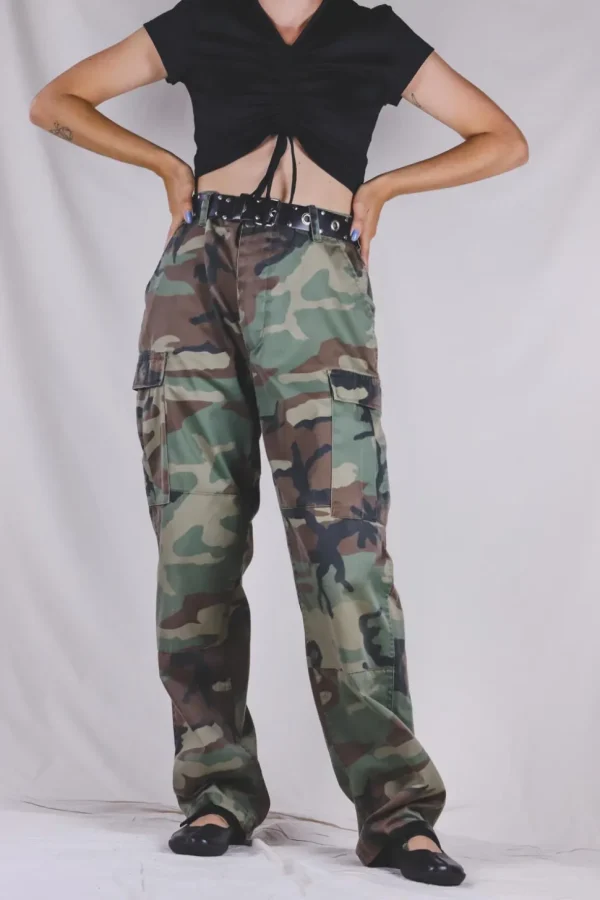 Helmi camo-cargohousut