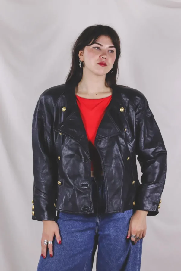 Helmina vintagenahkatakki