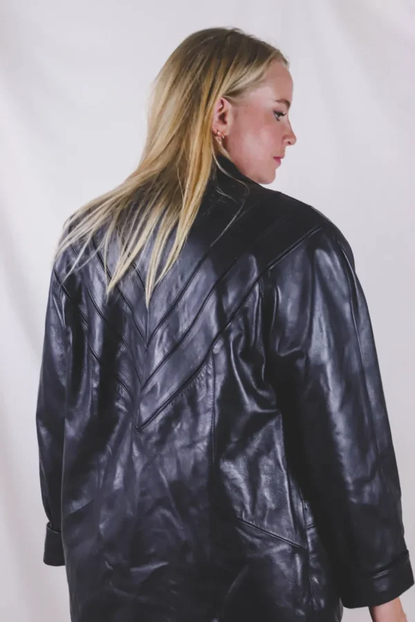 Helsi vintagenahkatakki