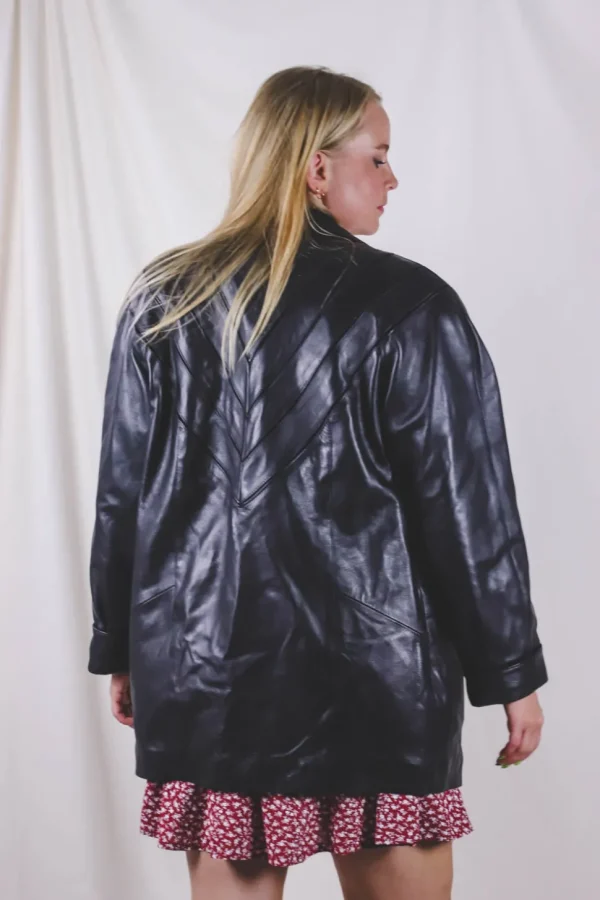 Helsi vintagenahkatakki