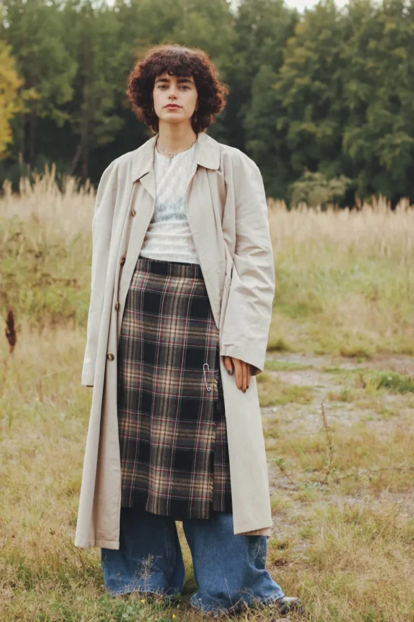 Hilma vettähylkivä vintagetrenssitakki