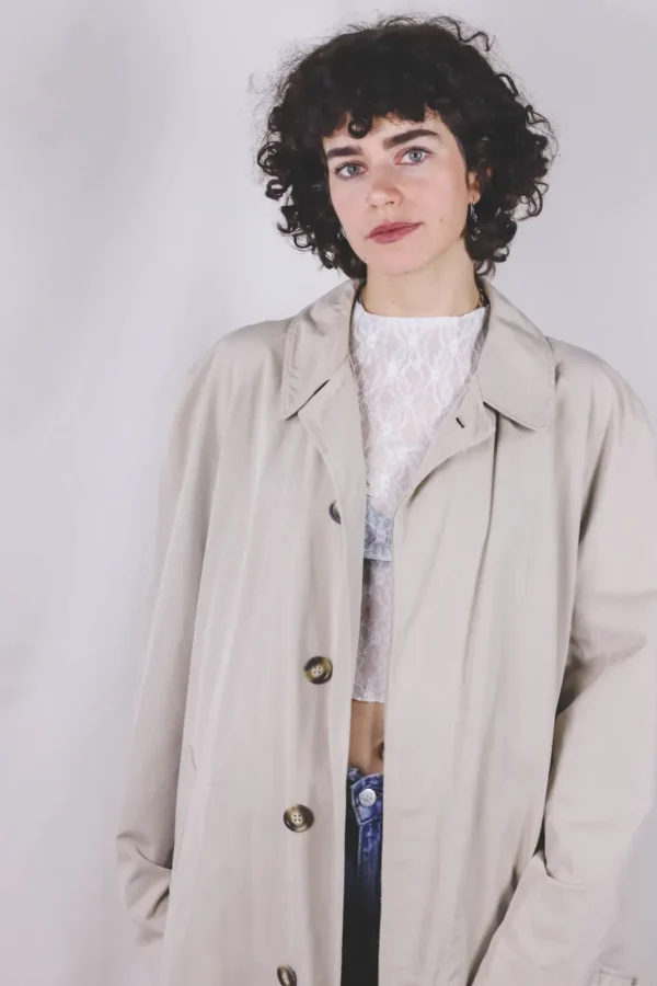 Hilma vettähylkivä vintagetrenssitakki