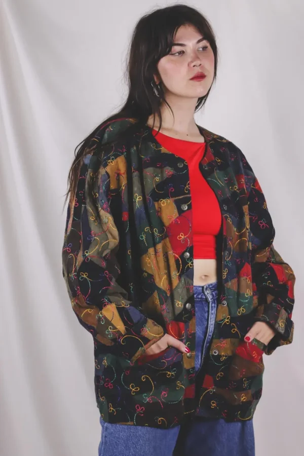 Holly vintagenahkatakki
