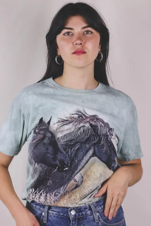 Horses vintage t-paita