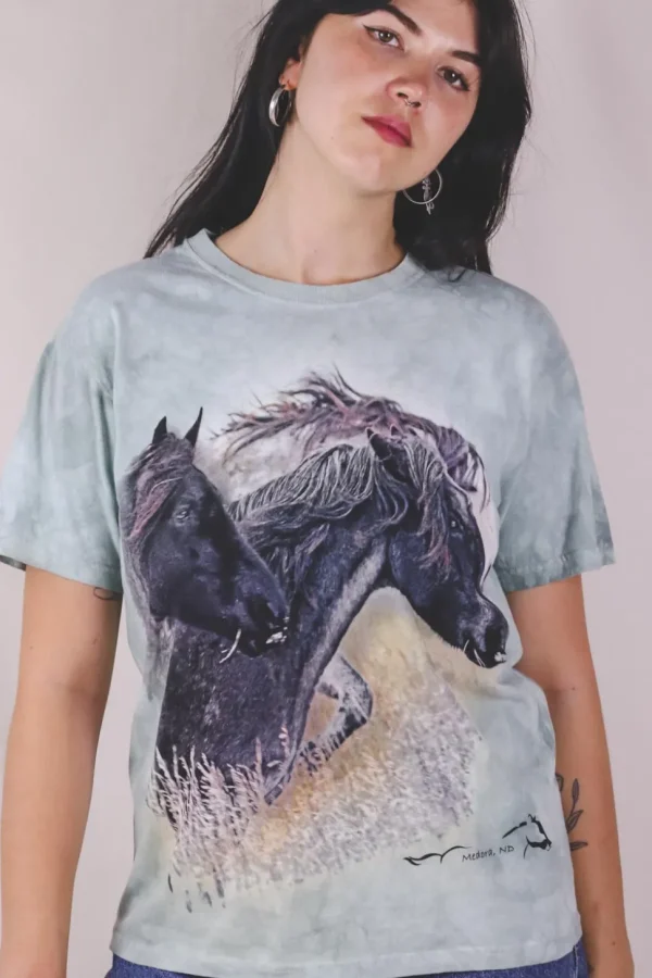 Horses vintage t-paita