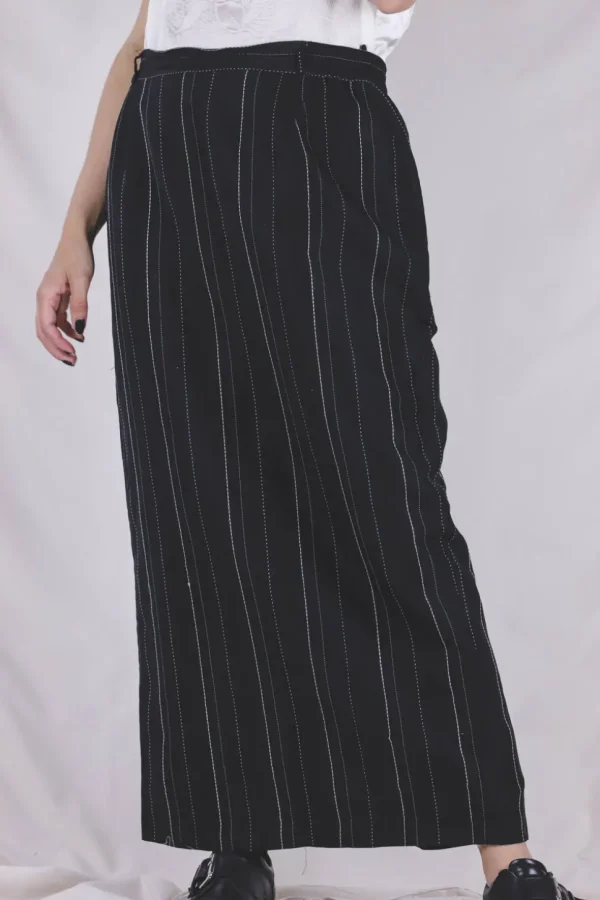 Isa kotimainen vintage-silkki-pellavahame