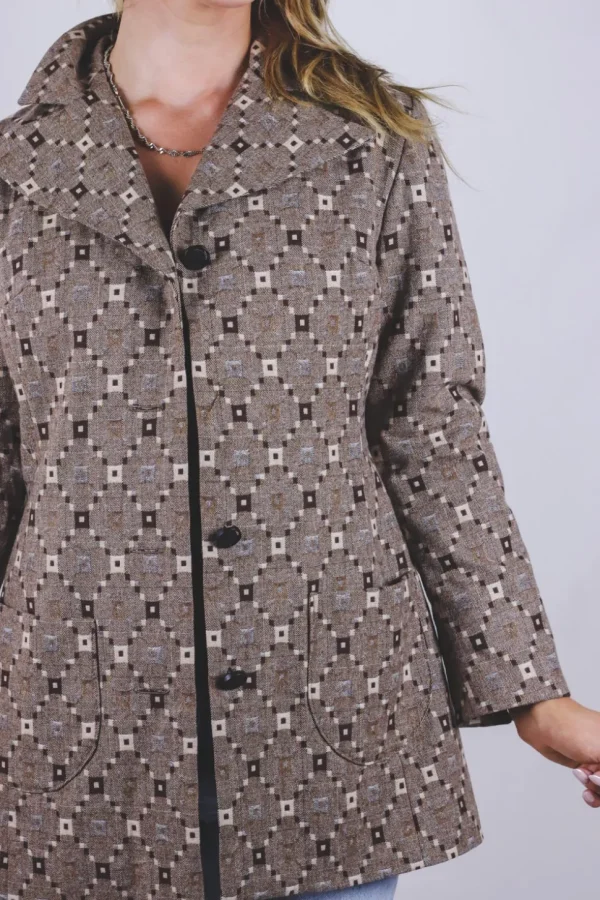 Jemi kotimainen vintagevillakangastakki