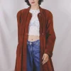 Jocelin kotimainen 70-luvun vintagenahkatakki