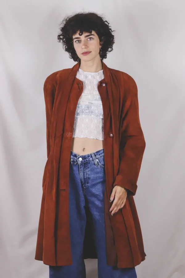 Jocelin kotimainen 70-luvun vintagenahkatakki