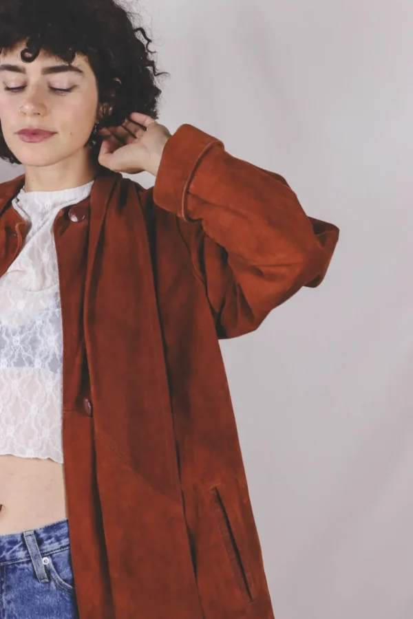 Jocelin kotimainen 70-luvun vintagenahkatakki