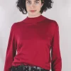 Kirsikka vintagesilkkineulepaita