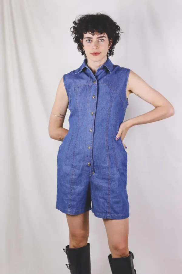 Lady vintagefarkkushortsihaalari