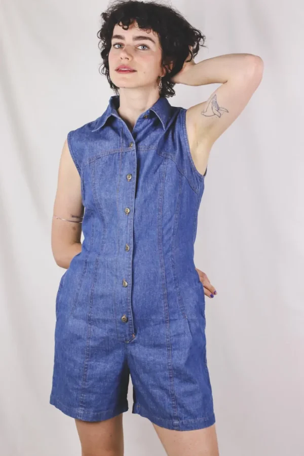 Lady vintagefarkkushortsihaalari
