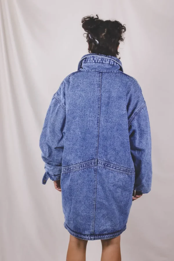 Laidi vuorellinen vintagefarkkutakki