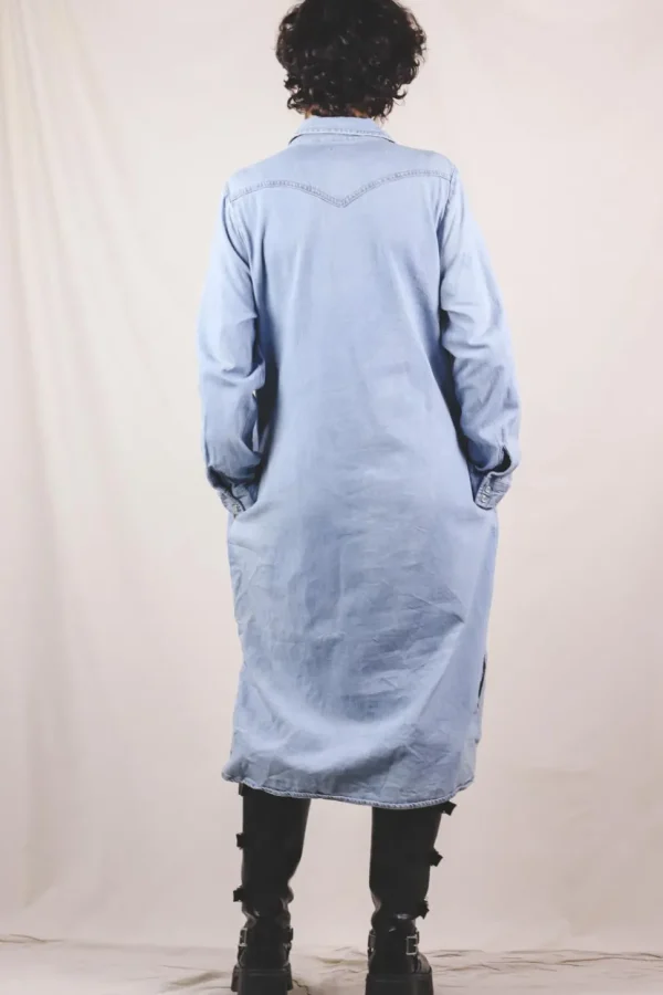 Leen Y2K denim-mekko